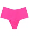 Hanky Panky Plus Size Breathesoft Hi-rise Thong Exclusive In Pink