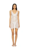 Hanky Panky Victoria Lace Chemise With G-string In Light Ivory
