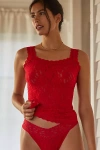 Hanky Panky Signature Lace Classic Cami In Red