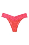 Hanky Panky Colorplay Assorted 3-pack Original Rise Thongs In Red