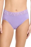 Hanky Panky Cotton French Briefs In Purple