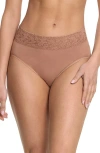 Hanky Panky Supima® Cotton French Brief In Spiced Latte Brown
