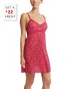 Hanky Panky Cross Dyed Leopard Print Chemise