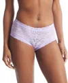 Hanky Panky Daily Lace Boyshort In Moon Crystal Purple