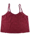 Hanky Panky Retro Longline Bralette In Sugar Plum Red