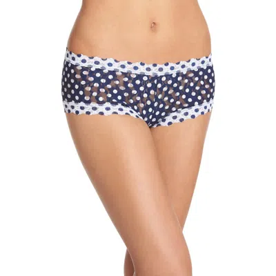 Hanky Panky 'dots & Spots' Boyshorts In Blue