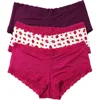 Hanky Panky Dream Assorted 3-pack Boyshorts In Multi
