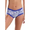 Hanky Panky Dreamease® Printed Boyshort In White/inked Blue