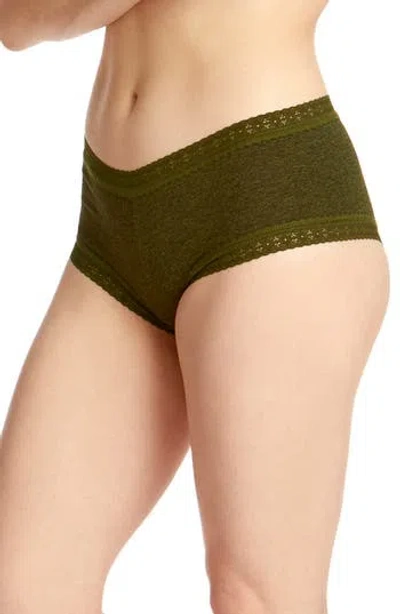 Hanky Panky Dream Heather Boyshorts In Rosemary Green