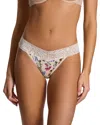 Hanky Panky Dream Lace Trim Modal Original Rise Thong