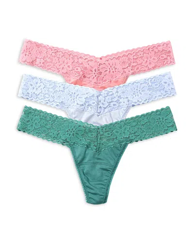 Hanky Panky Dream Low Rise Thong, Pack Of 3 In Multi