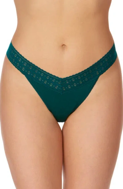 Hanky Panky Dream Original Rise Thong In Green