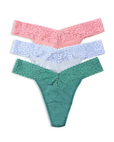 Hanky Panky Dream Original Rise Thong, Pack Of 3 In Multi