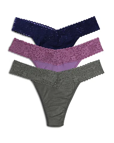 Hanky Panky Dream Original Rise Thong, Pack Of 3 In Multi