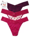 Hanky Panky Dream Original-rise Jersey Thongs 3-pack
