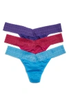 Hanky Panky Dreamease™ Assorted 3-pack Original Rise Thongs