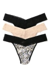 Hanky Panky Dreamease™ Assorted 3-pack Original Rise Thongs
