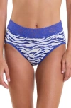 Hanky Panky Dreamease® Printed French Brief In Inked Blue