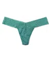 Hanky Panky Dreamease Low Rise Thong, 631004 In Seaside Green