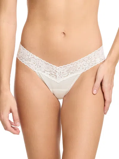 Hanky Panky Dreamease® Low Rise Thong In White