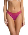 Hanky Panky Dreamease Original Rise Thong In Pink