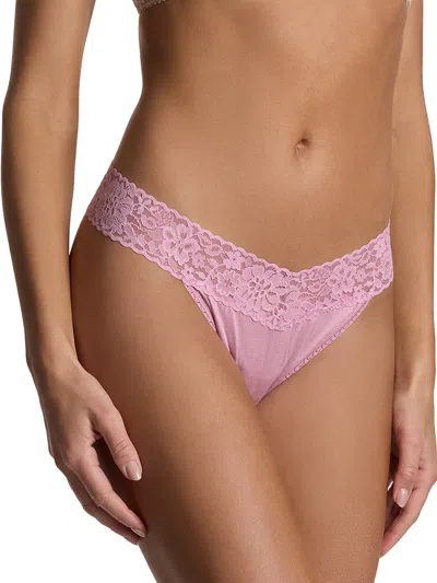 Hanky Panky Dreamease® Original Rise Thong In Pink