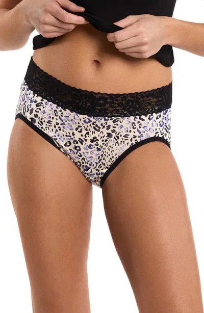 Hanky Panky Dreamease Print French Briefs In Animal Print