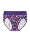 Hanky Panky Dreamease Floral Print French Briefs In Multicolor
