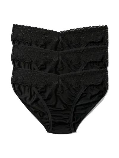 Hanky Panky Dreamease® V-kini 3 Pack In Black