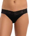 Hanky Panky Pack Of Three Original-rise Stretch-lace Thongs