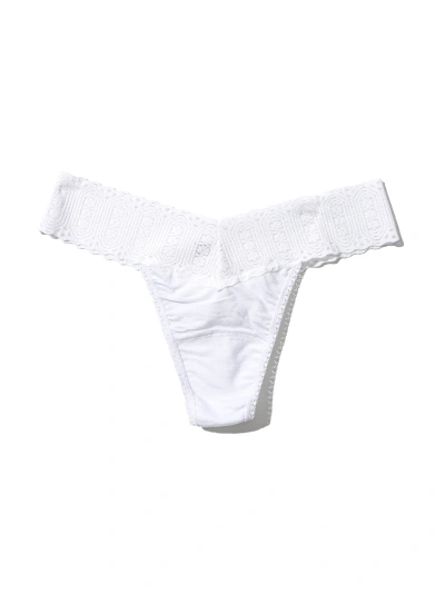 Hanky Panky Eco Rx Lite Low Rise Thong In White