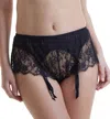 Hanky Panky Eyelash Garter Short In Black