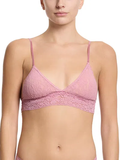 Hanky Panky Flora Lace Bralette In Purple