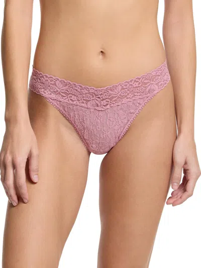 HANKY PANKY FLORA LACE ORIGINAL RISE THONG