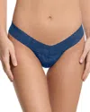 Hanky Panky Flora Lace Thong In Night Owl