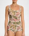 Hanky Panky Printed Signature Lace Classic Cami In French Garden