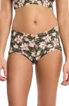 Hanky Panky Floral Retro Lace Vikini In Green