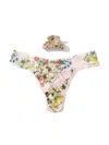 Hanky Panky France Luxe Clip And Original Rise Thong In Multicolor
