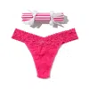 Hanky Panky Free Gift Cracker With Signature Lace® Thong When You Spend $100+ In Pink