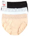 Hanky Panky 3 Pack Supima® Cotton French Brief