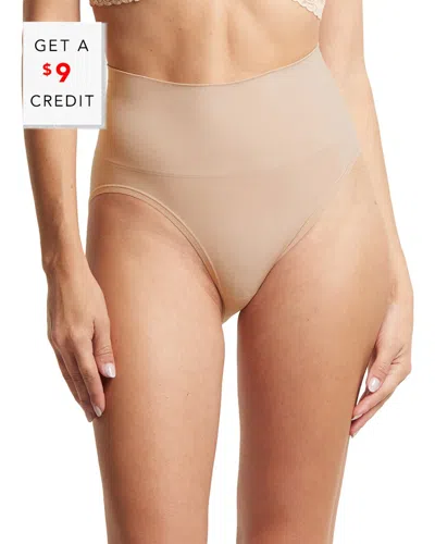 Hanky Panky Body Midrise Thong In Brown