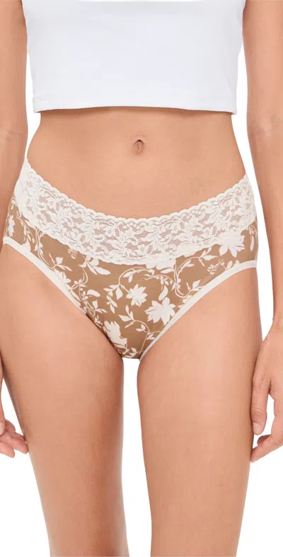 Hanky Panky French Briefs Delicate Shadows In Neutral