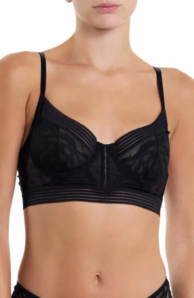 Hanky Panky Gg Underwire Longline Bra In Black
