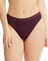 Hanky Panky Mellowluxe™ High Cut Thong