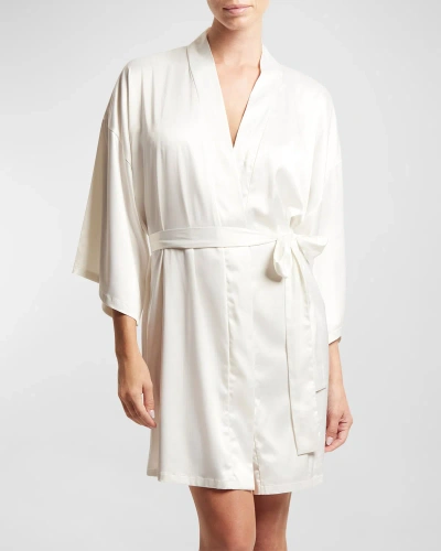 Hanky Panky Happily Ever After Dressing Gown In Light Ivory