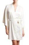 HANKY PANKY HAPPILY EVER AFTER SATIN WRAP ROBE