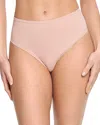 Hanky Panky High Cut Thong Panty In Almond Milk