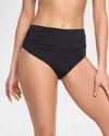 Hanky Panky High Rise Cheeky Swimsuit Bottom In Black