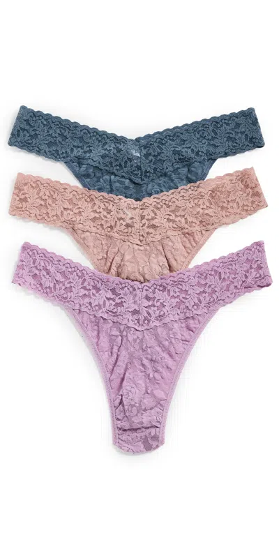 Hanky Panky Holiday Cracker 3pk Original Thong Multi