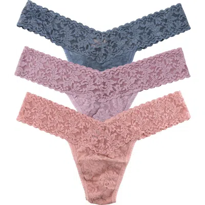 HANKY PANKY HANKY PANKY HOLIDAY CRACKER ASSORTED 3-PACK LOW RISE THONGS